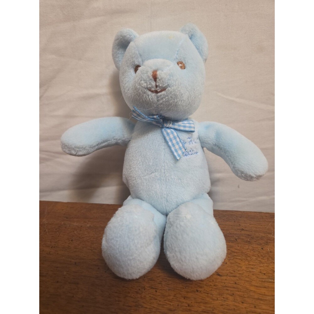 Baby Gund My First Teddy 6 In Plush Blue Bear 5717 Vintage